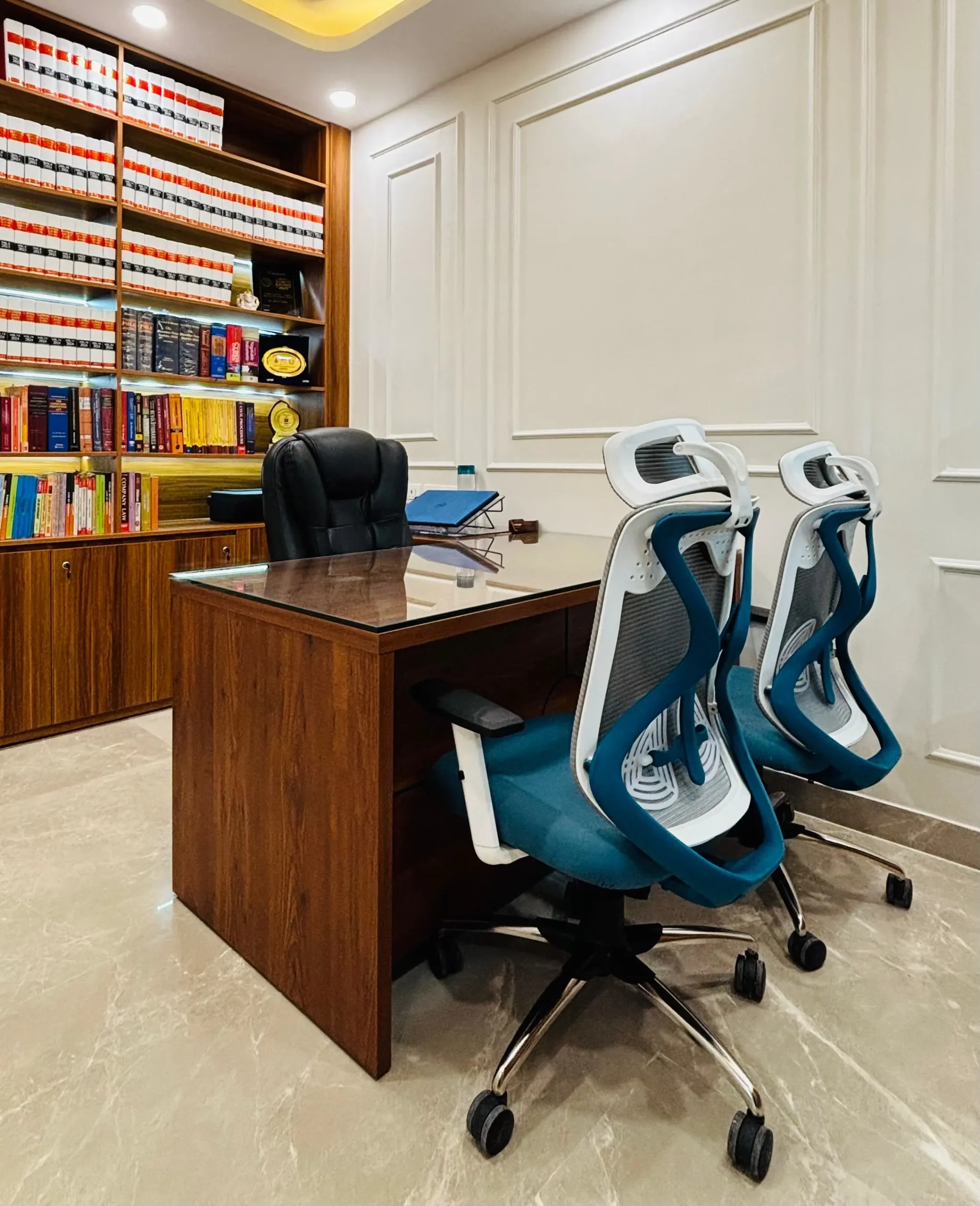 hub and oak interior design project - law chambers cabin