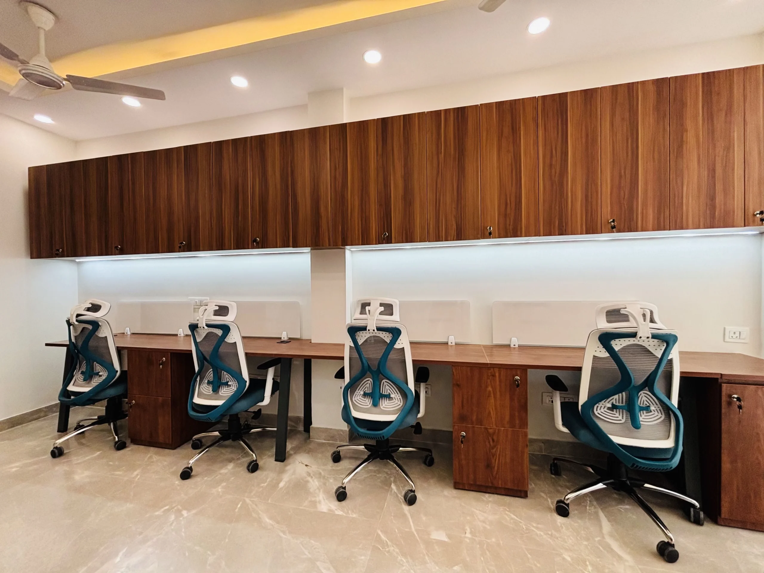 hub and oak interior design project - law chambers desks