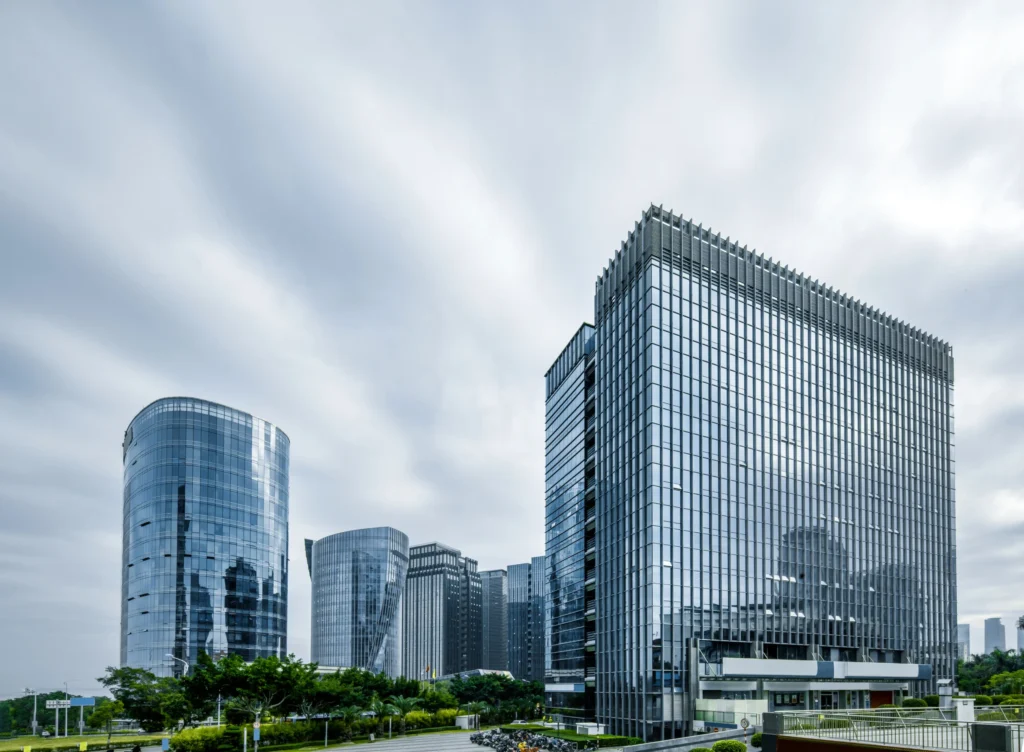 aerial photography cbd center qianjiang new city fuzhou scaled 1