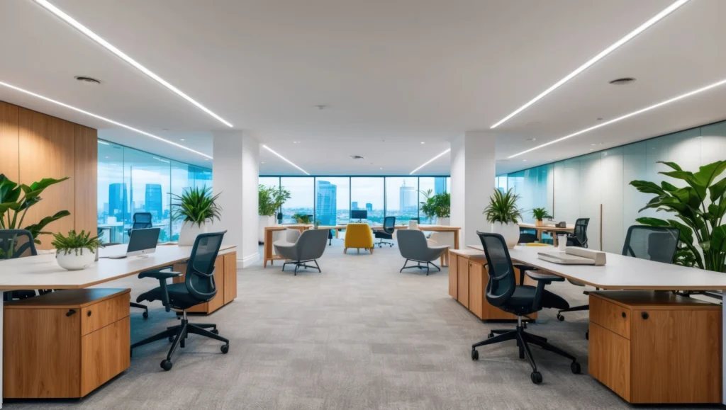 modern office interior with plants promoting productivity collaboration scaled 1